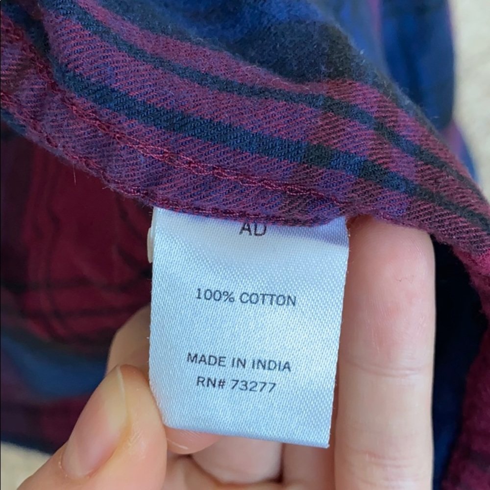 Red & Blue Flannel - Picture 3 of 3